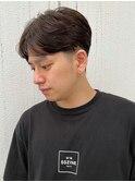 ショートセンターパート_波巻き束感ショート_ba400761