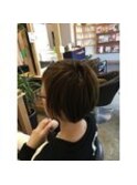 丸みショートボブ