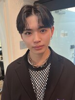 エクシア 西梅田店(EXCIA)&nbsp;【20・30代に人気】センターパート×ツーブロックスタイル