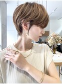 小顔補正立体カットショートボブショコラアッシュ20代30代40代