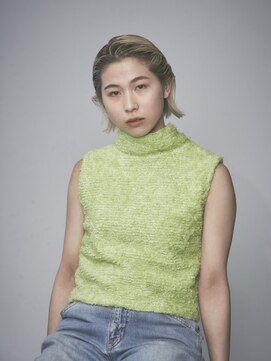 キコエル 三軒茶屋(kikoeru) ハイトーンニュアンスカラー外ハネボブ