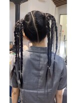 ロア 福岡天神本店(LORE)&nbsp;ツイン三つ編み