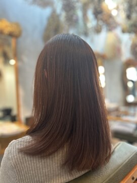 ヘアーサロン アンズ 冒険を楽しみたピンクレット