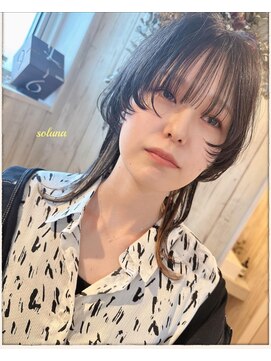 ソルナ(soluna) ☆個性派ウルフショート☆