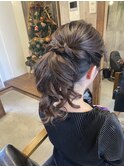 ゆるふわポニーテール
