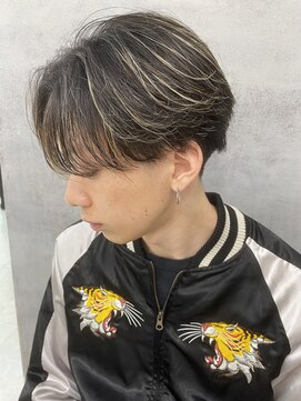 ネクストネオ 静岡(NEXT NEO) NEXT NEO【櫻田】毛流れセンターパート　ハイライトメッシュ