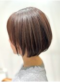 伸びてもくくりやすい◎ショートボブ