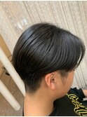 メンズ　刈り上げ　マッシュ　センターパート@田代3/26