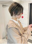 絶壁解消/ひし形/くびれ/大人ショートボブ/60代50代40