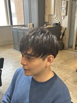 ハングアウト(Hangout)&nbsp;マッシュかき上げ2ブロック刈り上げ