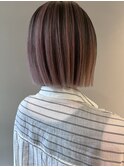 暖色系バレイヤージュ