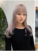 ホワイトパープルカラーハイトーンレイヤーケアブリーチ渋谷駅