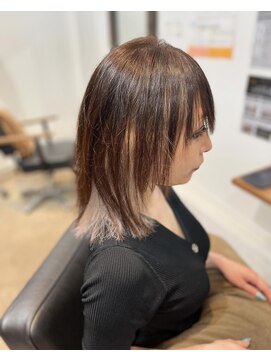 リップス ヘアー(Lips hair) 肩はねインナーカラースタイル♪