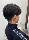 スッキリ刈り上げセンターパート　似合わせカット