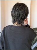 カッコイイマッシュウルフ/ウルフ/マッシュ/ショート/春ヘア