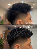 【アイロンパーマ】