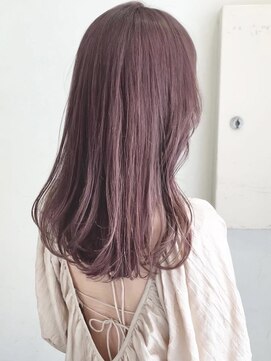 テトラ バイ ネオリーブ 横浜西口店(tetra by neolive) ピンクブラウン ブリーチ 横浜 ダブルカラー レイヤー