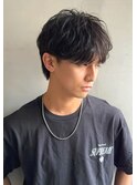 【ROSE】マッシュ＿黒髪＿メンズ＿パーマs