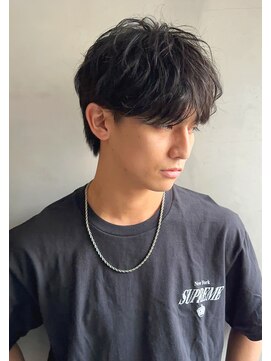 ロゼ 茨木(Rose) 【ROSE】マッシュ_黒髪_メンズ_パーマs