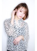 ボブ×インナーカラー＝オシャレ女子