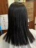 縮毛矯正（弱酸性ストレート）＋髪質改善トリートメント＋カット