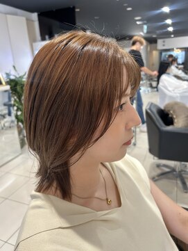 ノア(no_a) 艶髪ブラウン×くびれミディアム