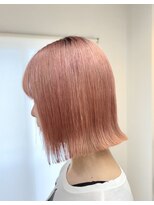 トト 船橋店(toto.)&nbsp;◆切りっぱなしボブコーラルオレンジピンクベージュモーヴピンク