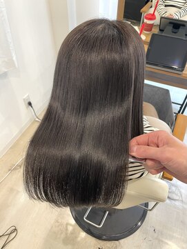 美髪専門サロン バイ マイル(美髪専門サロン by mile) 【髪質改善カラー】透明感ブラウン