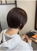 30代40代50代大人可愛い★小顔ショートカット前下がり