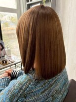 コルテ 倉敷西坂店(CoRte.)&nbsp;美髪ストレートボブ/王道シルエット/キャラメルベージュ/モテ髪