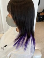 クィーンズ&nbsp;インナーパープル×ウルフストレート