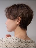大人ショート前髪なしハンサムショート30代40代50代