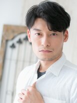 モッズヘア メン 新所沢店(mod's hair men)&nbsp;かき上げセンターパート波巻きパーマ刈り上げ韓国ヘアe新所沢