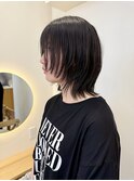ハッシュカット/ウルフカット/レイヤーカット/黒髪