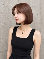 ソルナ 西宮(SOLUNA) 夏映えナチュラル切りっぱなしボブ