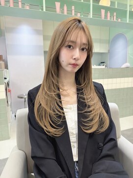 アール 横浜(R) 大人可愛いレイヤー×ミルクティーベージュ