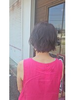 ヘアードレスビュー(hair dress V.I.E.W)&nbsp;ボブ×ワインレッド