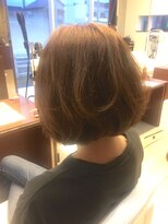 アチーブ ヘア デザイン(achieve hair design)&nbsp;ハイトーンベージュ ナチュラルエアリーショートボブ
