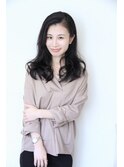 黒髪ロング