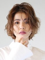 アース 花巻店(HAIR&MAKE EARTH) 外国人風クセ毛ボブ