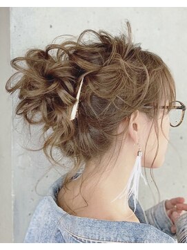 ヘアセットサロンシャルメ 梅田店(Hair Make Salon CHARMER) 大人っぽ☆ルーズお団子ヘア