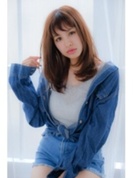 クート(ku-to+) ほんのり抜け感風お手入れ簡単ナチュラルセミロング♪