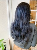 ネイビーロングヘア☆