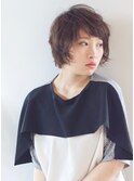 無造作パーマのカジュアルショート / ロミー本厚木