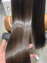 ビューバイネオリーブ 用賀店(Beau'r by neolive)&nbsp;くすみブルー髪質改善ミニウルフ韓国マッシュインナーカラー