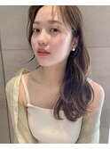 【THREEbyKEEP尾山台】シアーベージュ×ロングレイヤースタイル