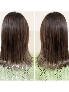 チョビー 銀座(chobii) チョビー銀座桜井グレージュカラーイルミナカラーハイライト