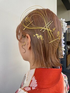 ネオリーブテラスアンドラヴィ(Neolive terrace&Lavie) 卒業式スタイル ヘアセット袴着付け