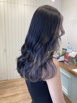 モリオフロムロンドン 大宮店(morio from London) インナーシルバー×青みグレーカラー