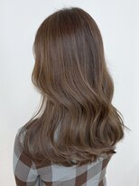 アイティーバイアルバム 藤沢店(IT by ALBUM) キャメルブラウン_斜めバンググレージュカラー_ba452981